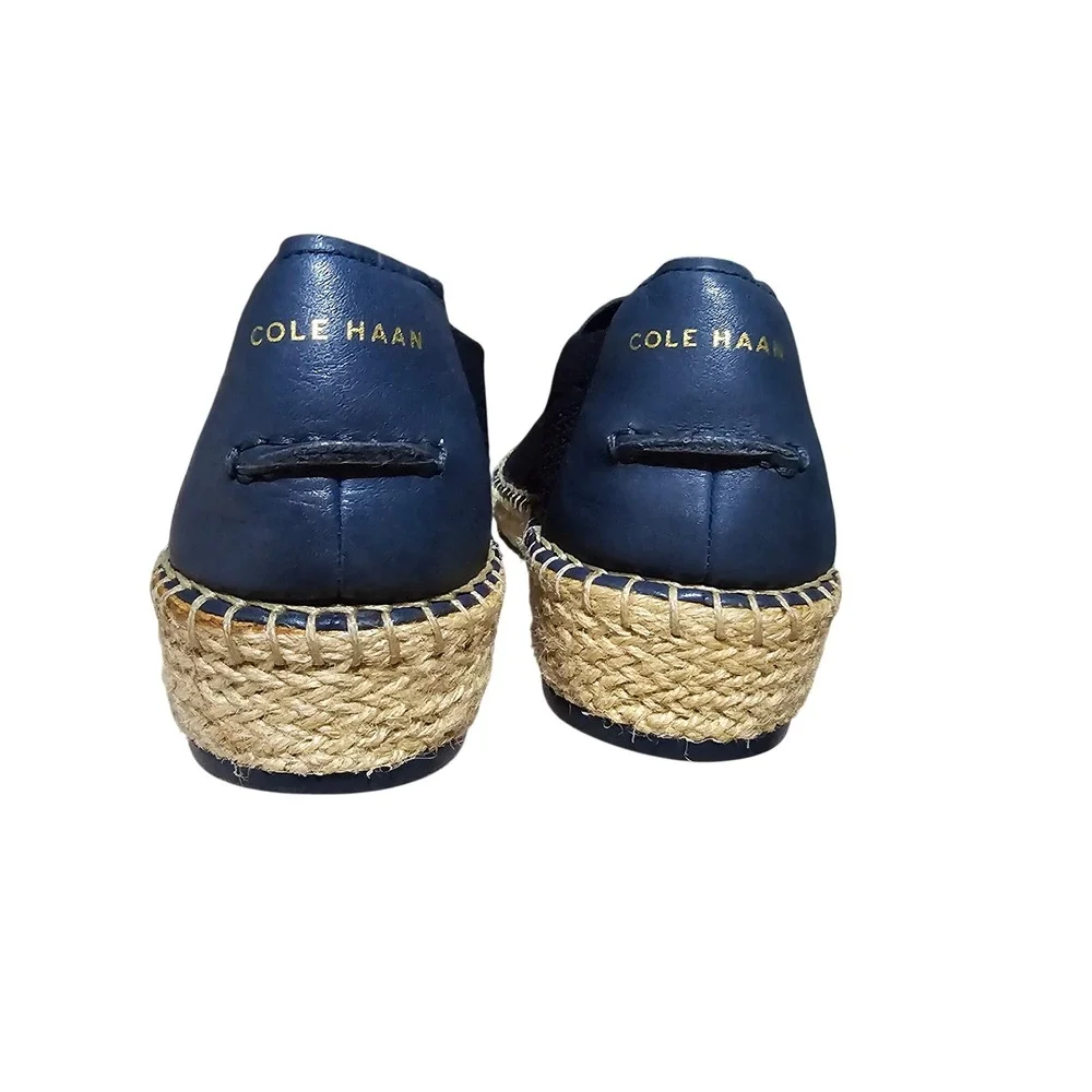 Cole Haan - Cloudfeel Stitchlite - Espadrille Knit Loafer shoe Navy Blue Size 8B